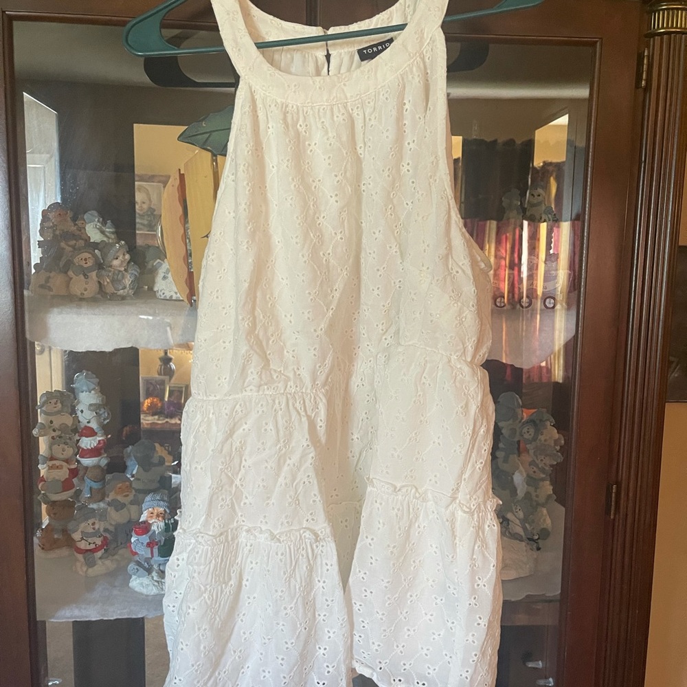 Torrid white casual night out top.